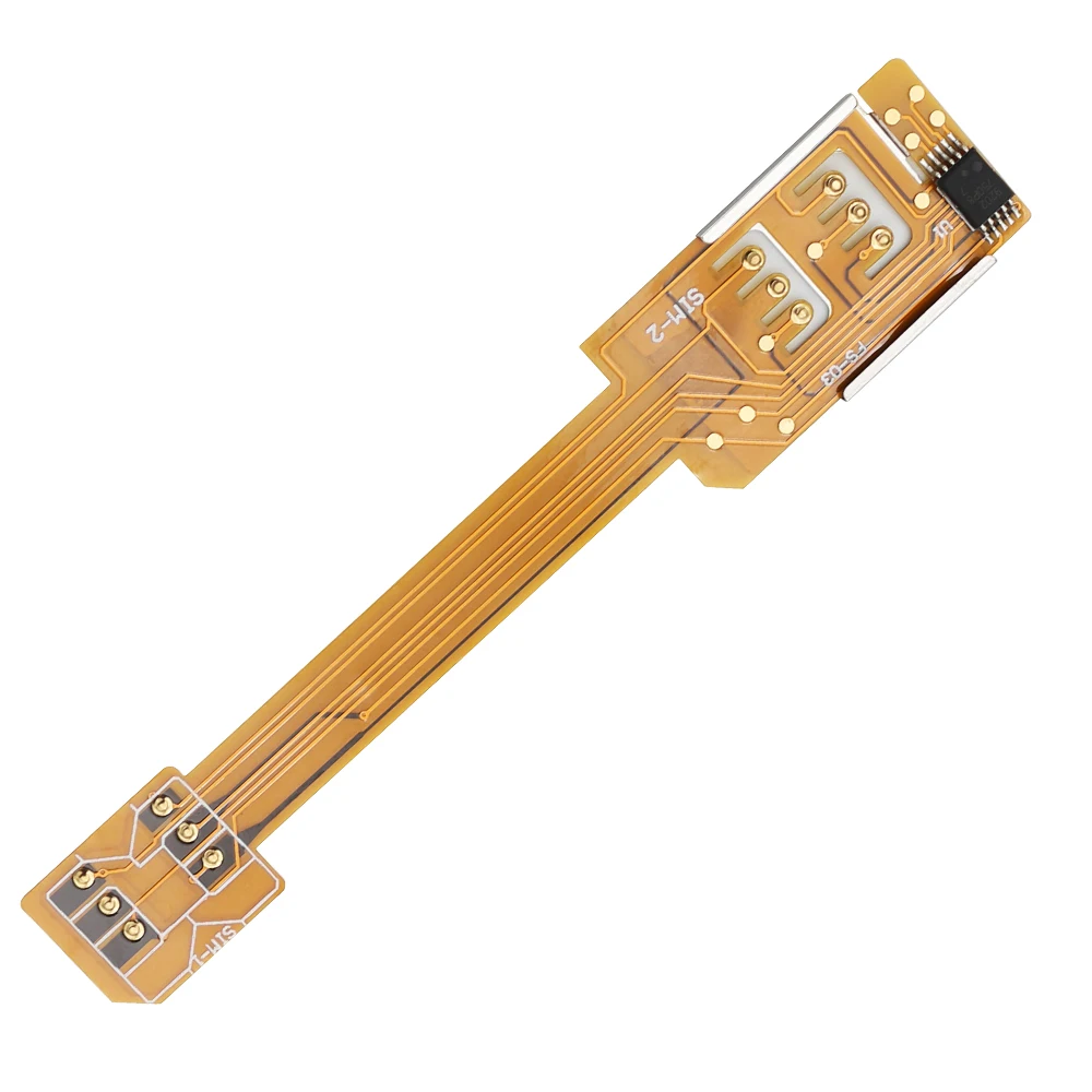 Полезная вещь на 2 портный Dual Sim адаптер карты слот для iPhone 4 4s микро сим карты|sim card