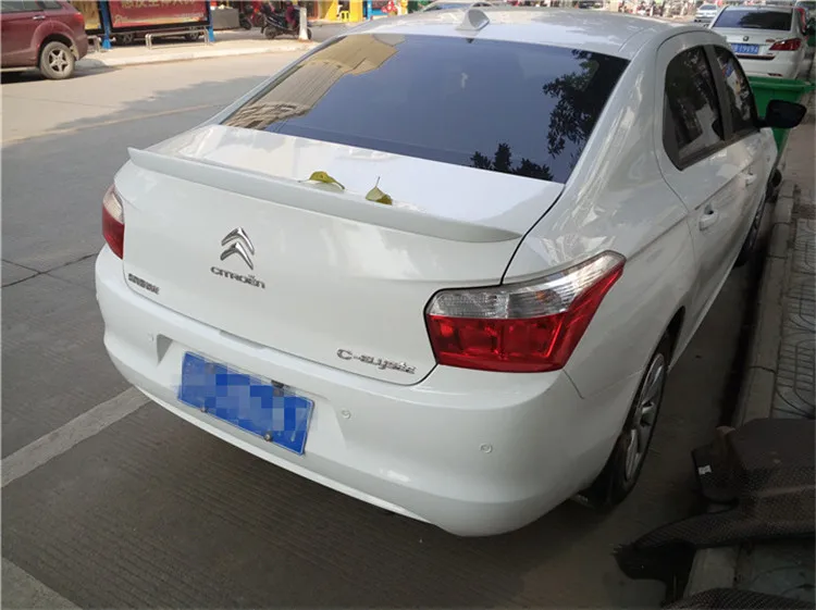 For Elysee Spoiler 2014-2018 Citroen C-Elysee YCK ABS plastic Material Car Rear Wing Color | Автомобили и мотоциклы