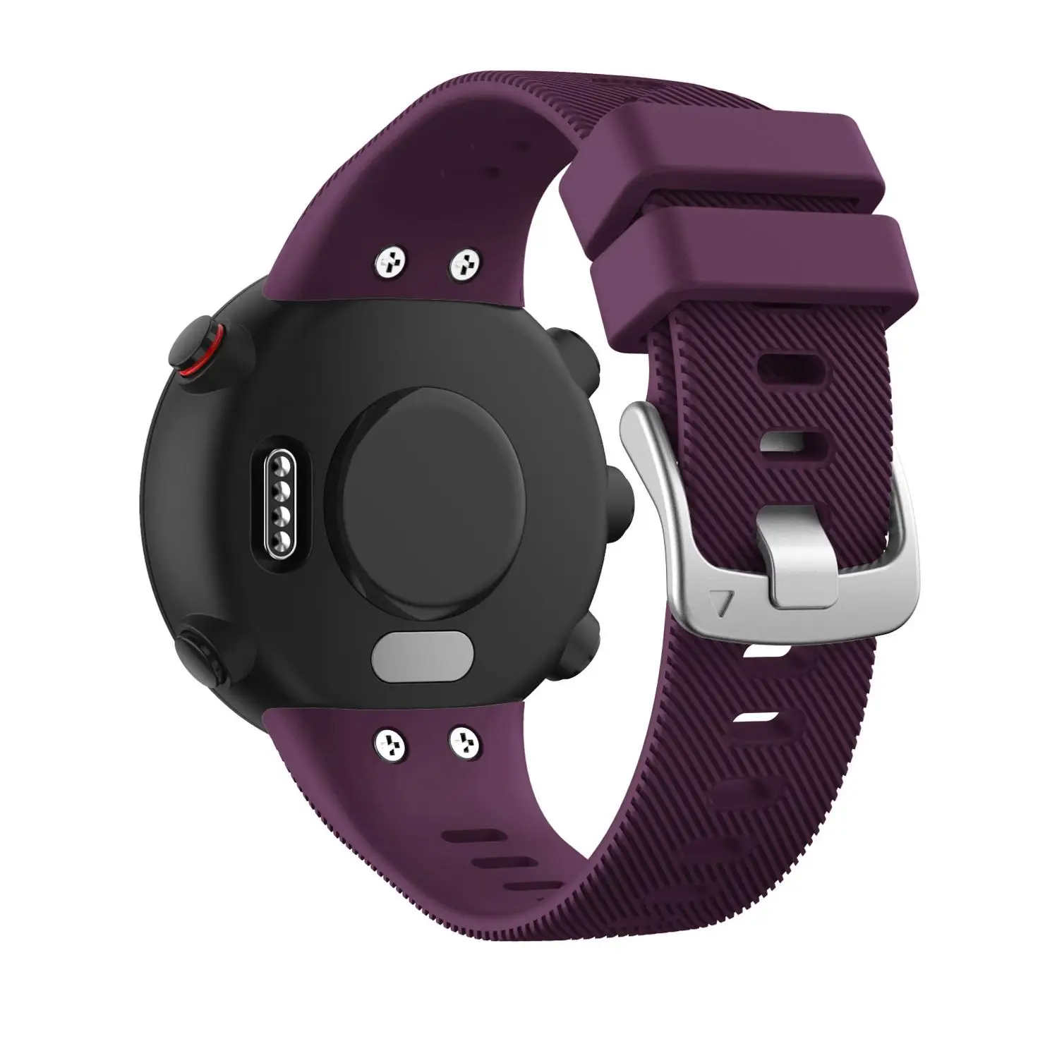 Purple Силиконовый ремешок для Garmin Forerunner 45 45 s, умный ремешок для часов, спортивный сменный Браслет, цветной браслет Correa с инструментом - Цвет: Purple