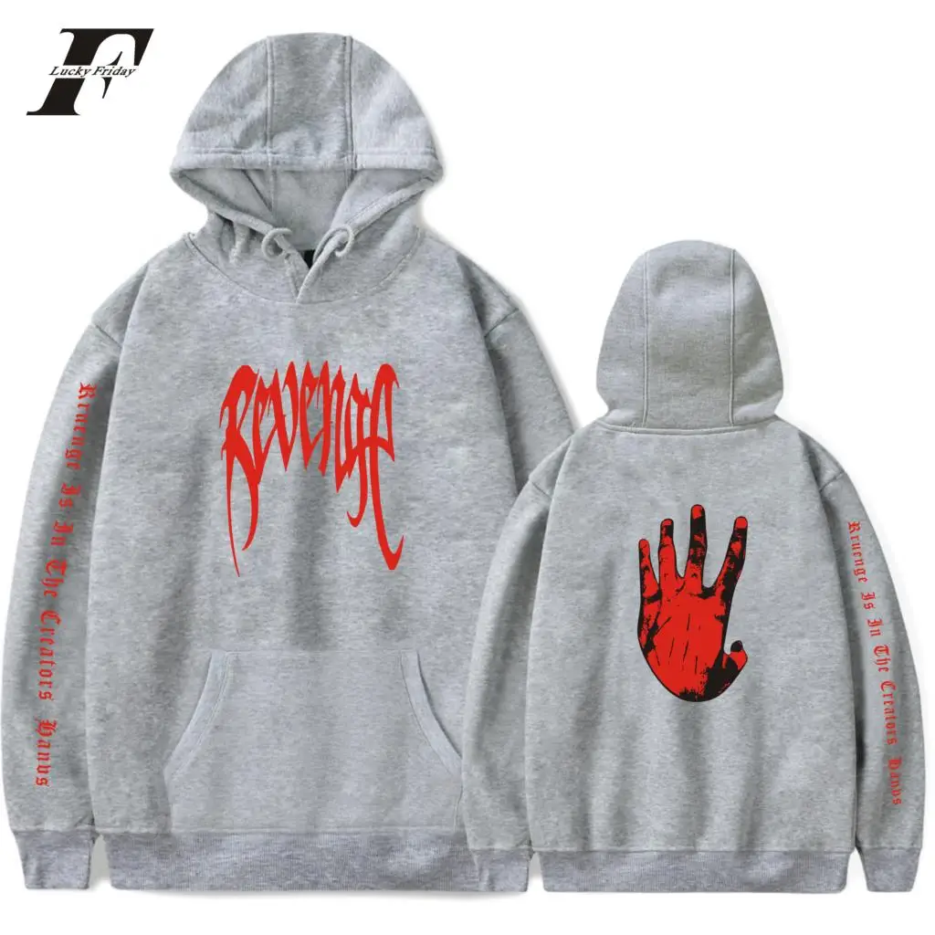 Толстовка Xxxtentacion для мужчин и женщин месть модные худи в стиле хип-хоп здоровья