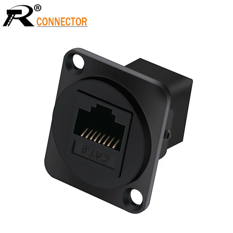 

2 шт. RJ45 8P8C модульный Cat6 Панель Крепления розетки RJ45 Ethernet разъем для аудио и видео Termimal Женский Панель Крепления розетки