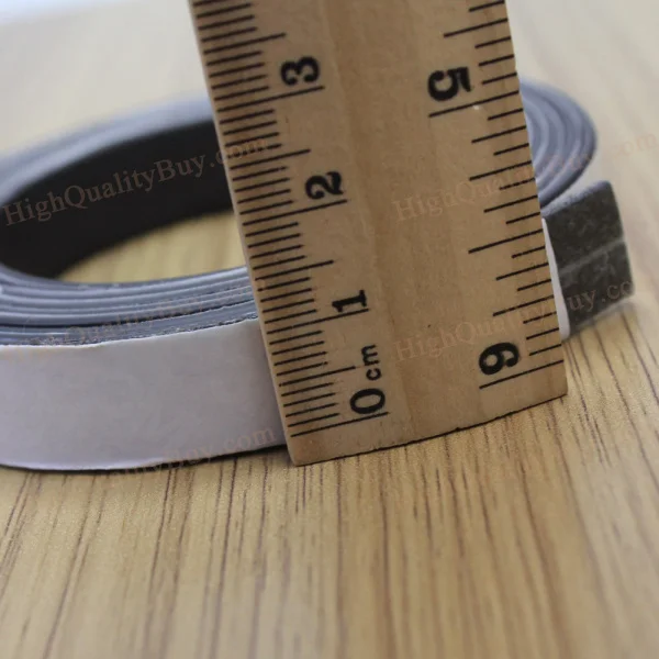 2 м мягкая резиновая Магнитная прокладка самоклеющиеся гибкий магнит DIY полоса