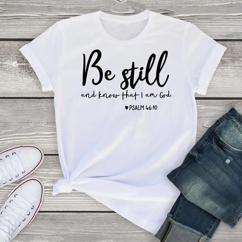 Be Still And Know That I Am God футболка унисекс женская Религиозная Христианская
