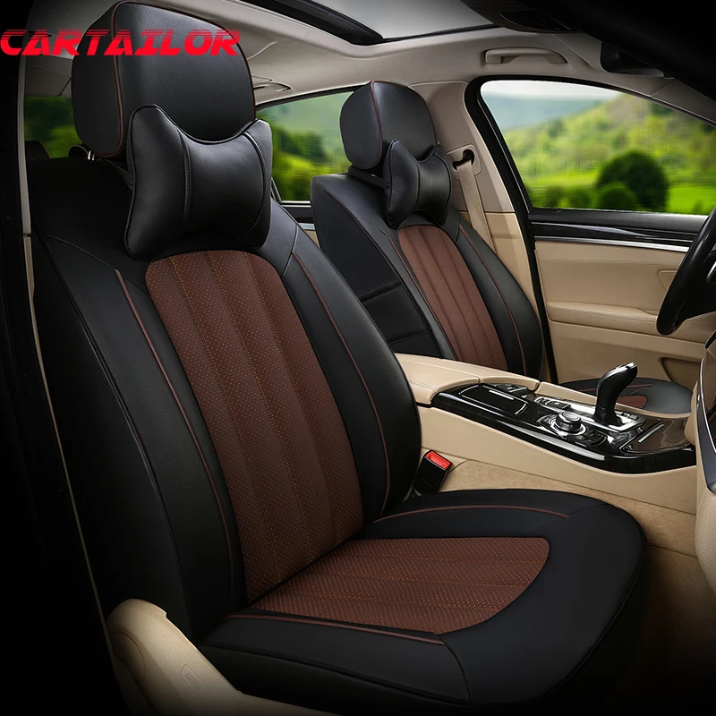 Чехлы для автомобильных сидений CARTAILOR Стайлинг из яловой кожи Lexus LX570 LX470 комплект