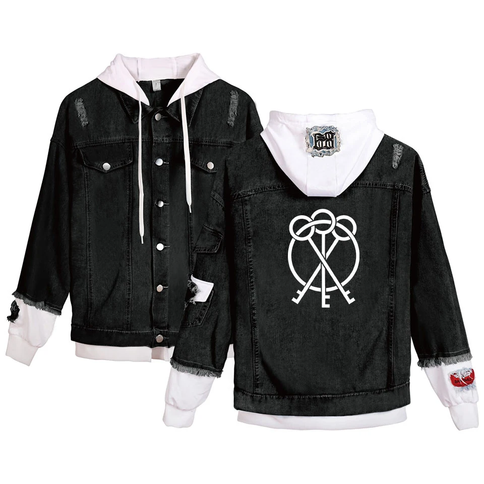 

NF Denim Jacket Hoody Men/women New Arrivals Fashion Harajuku Young Rapper Nate Feuerstein Hoodies Boy Girl Denim Casual Jacket