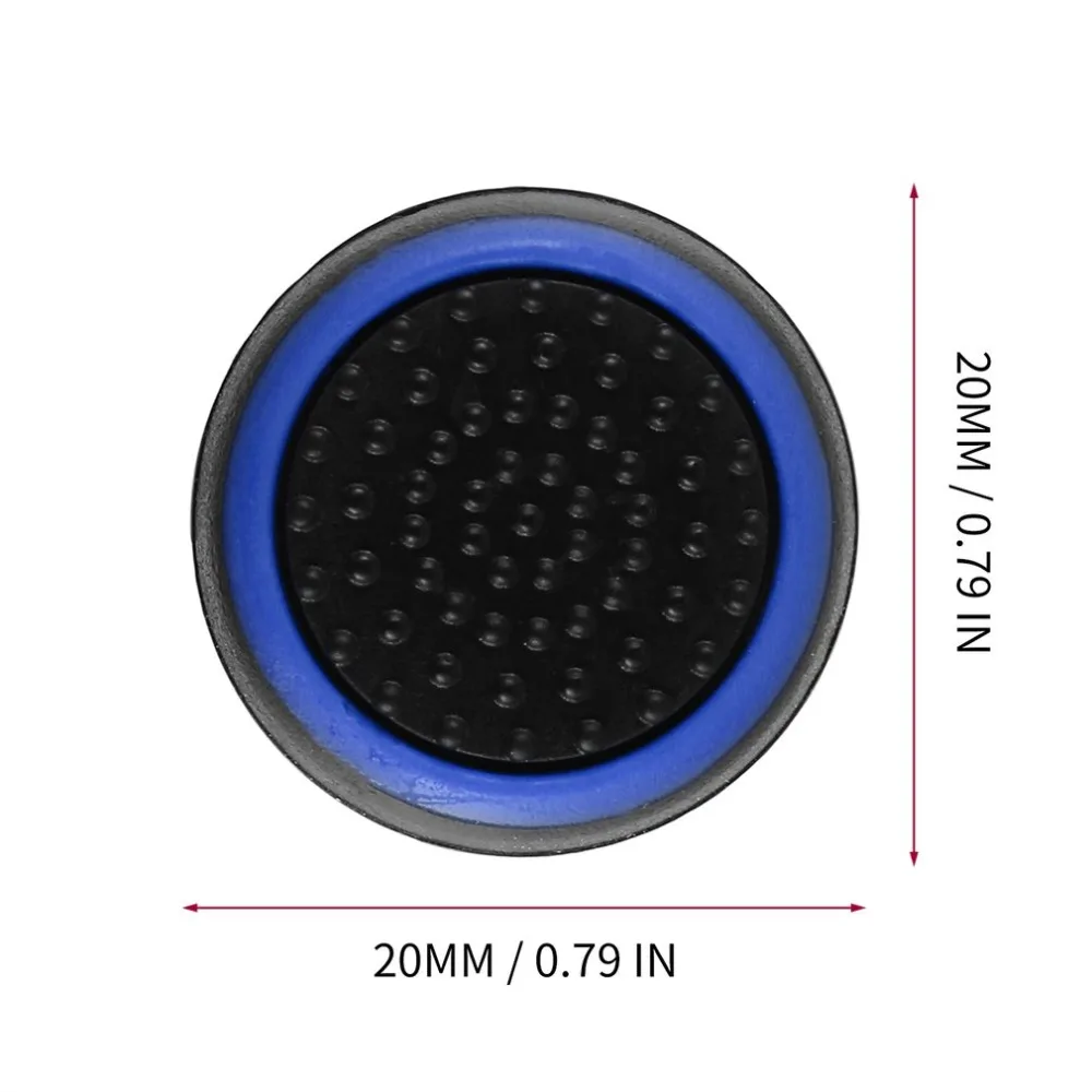 

Portable 4pcs Silicone Anti-slip Striped Gamepad Keycap Controller Thumb Grips Protective Cover for PS3/4 for X box One/360