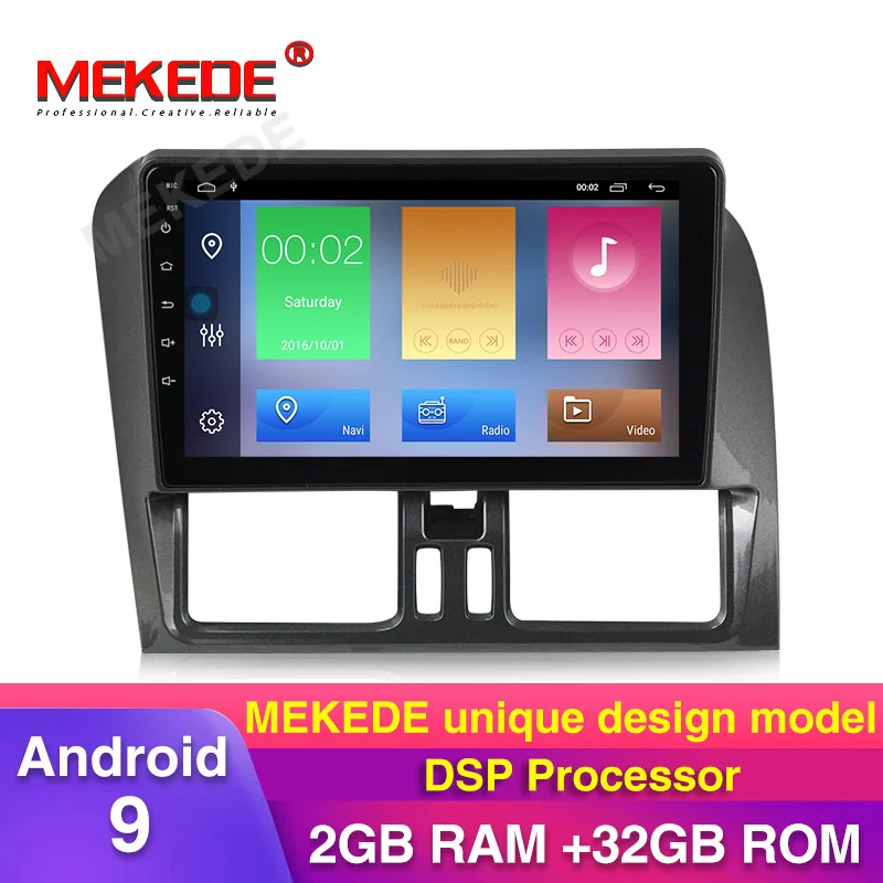 9 дюймов Android 0 автомобильный DVD мультимедийный плеер для Volvo XC60 2010 2011 2012 с GPS