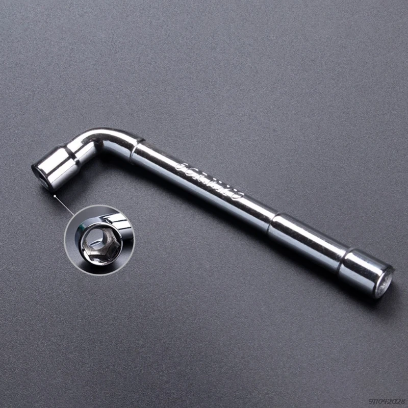 

6-15mm Bent Technology Socket Wrench L-shaped Pipe Type Spanners 10 Types Auto Maintennance Daily Repair Mechnical Part Dropship