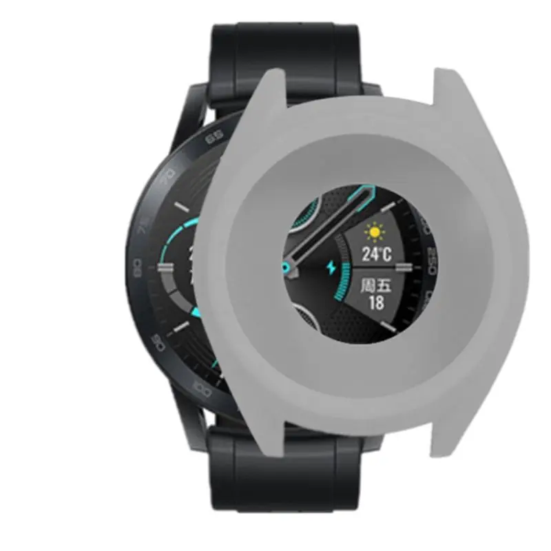 Тонкий умный защитный чехол Мягкий силиконовый для часов Huawei-Honor Magic Watch 2 Smartwatch