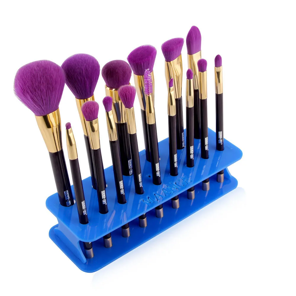 Акриловый держатель кистей для макияжа с 15 отверстиями органайзер сушки полка