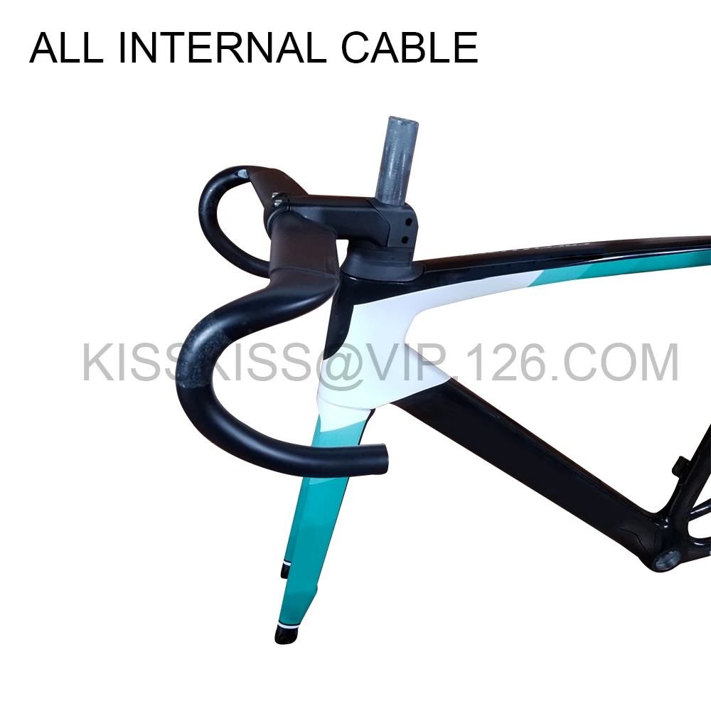 2020 новейшая карбоновая Дисковая тормозная рама для дорожного велосипеда + руль