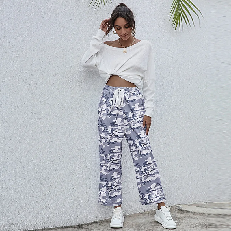 

Camouflage Woman Pants Plus Size Sweat Pants Mama 2021 Fashion Plus Clothes Womens Loose Pants Black Sweatpants