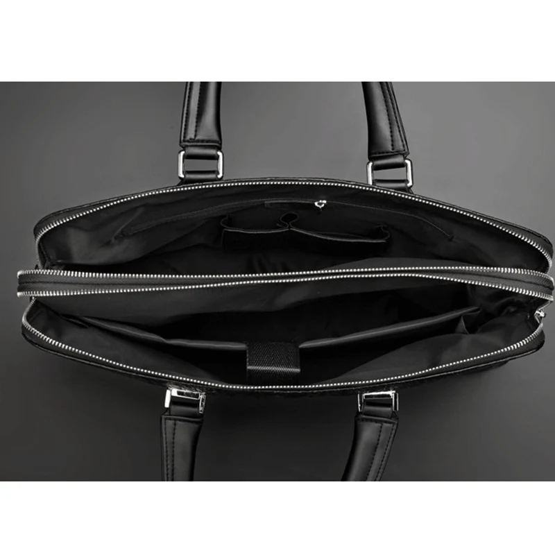 Брендовый портфель мужская кожаная сумка мужские деловые сумки Большая