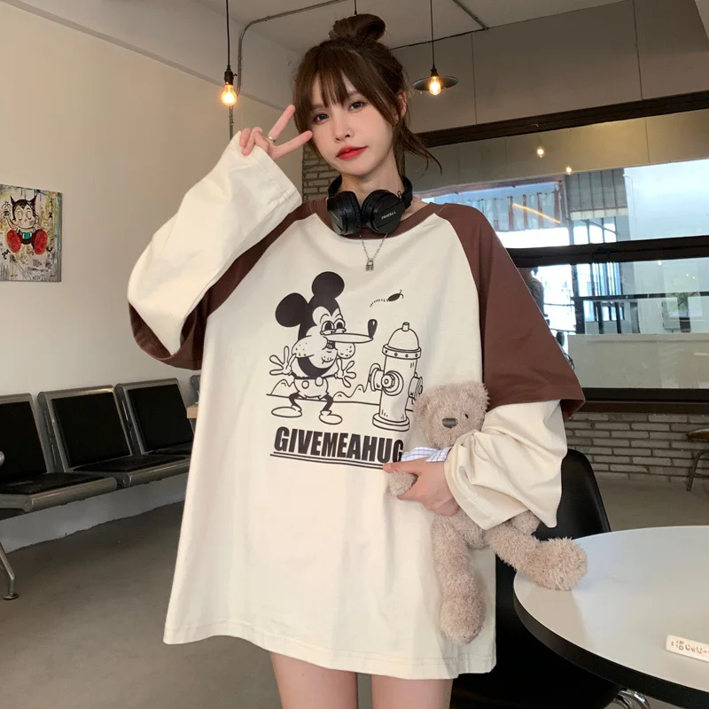 

2021 Autumn Two Pieces Crew Neck Pullover Sweatshirt