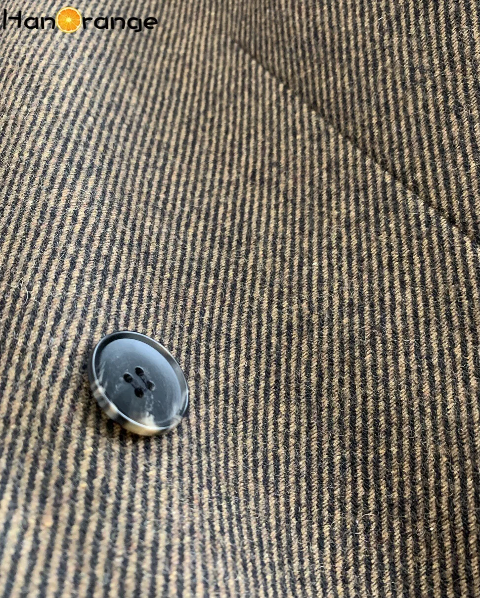 

Winter Female Retro Modern Fashionable Silhouette Twill 80% Wool Suit Coat Wide Shoulder Loose Plus Cotton Jacket Woman Thick