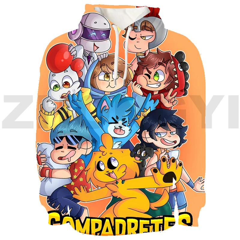 

New Casual 3D Mikecrack Hoodie Plus Size Anime Autumn Japanese Streetwear Men Fashion Daily Women Sweatshirts Teens Lounge Wear