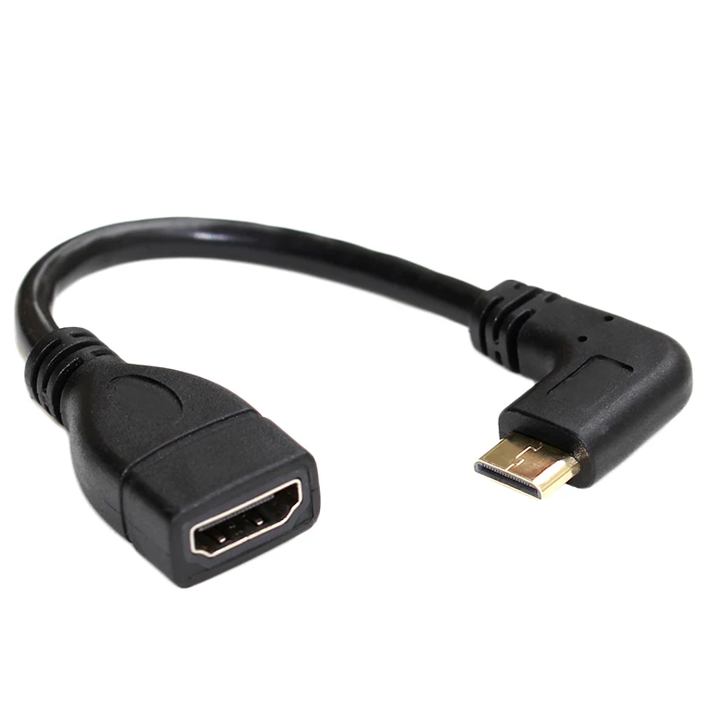 Прямоугольный переходник типа C Mini HD на HDMI совместимый с женским кабелем 1080P для