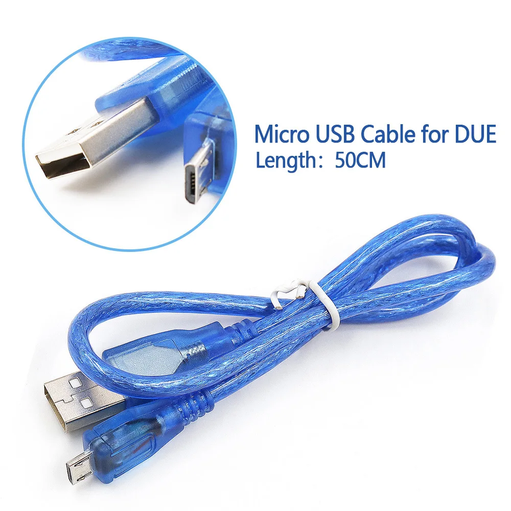 1.64FT мини микро USB кабель для Arduino UNO R3 Mega 2560 Nano Due платы | Компьютеры и офис