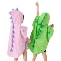 fashion baby cartoon hooded towels bathrobes kids dinosaur bath robe boy pajamas girl sleepwears