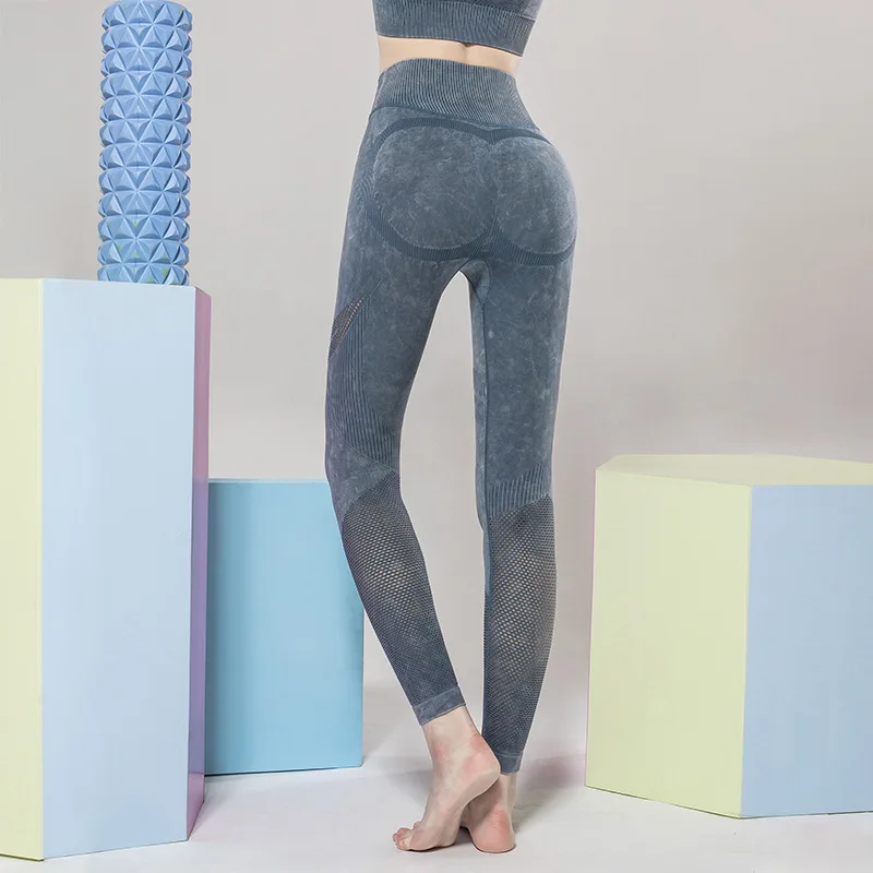 

Sexy Yoga Pants 2021 New Seamless High Elastic Sport Women Fitness Gym Leggings Breathable Mesh Training female Running Pants