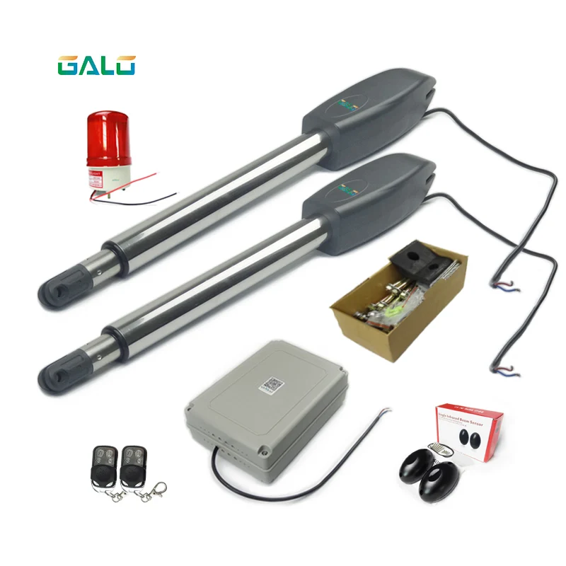 

Automation Electric Swing Gate Opener, Butterfly Swing Gate Motor With Remote Control Color Kit Optional