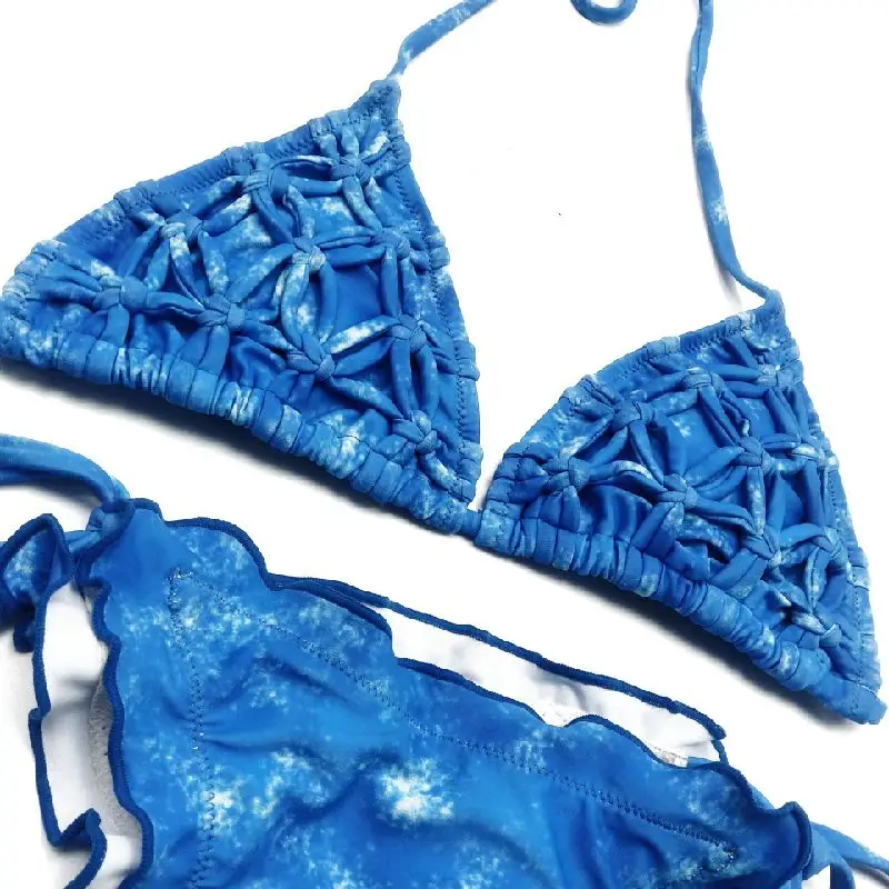 

woman bikini swimsuit 2021 summer Europe Sexy swimsuit Split Swim Sandy beach Dacron Material