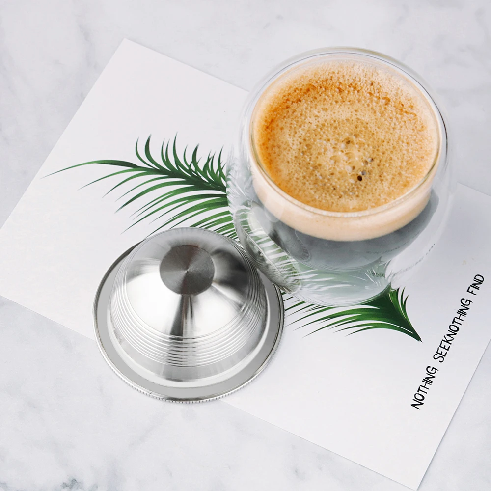 

Нержавеющая сталь Заполняемые Кофе капсулы многоразового использования Кофе капсулы чашки набор фильтров