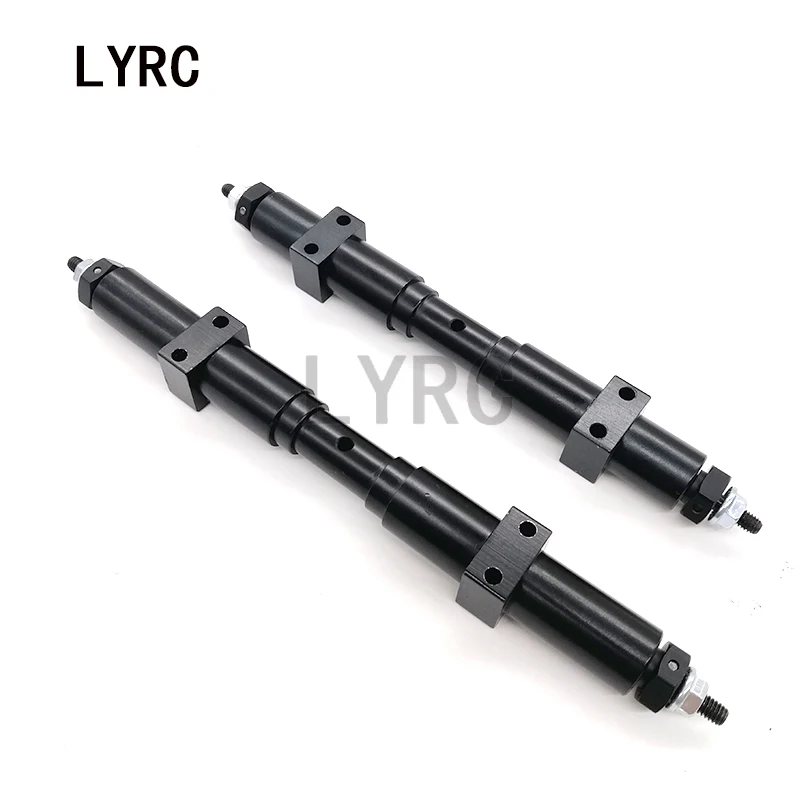 

Yfan rc 1 Pcs New Metal Unpowered rear axle 120mm 140mm for 1/14 tamiya RC trailer truck modification DIY upgrade parts yf125