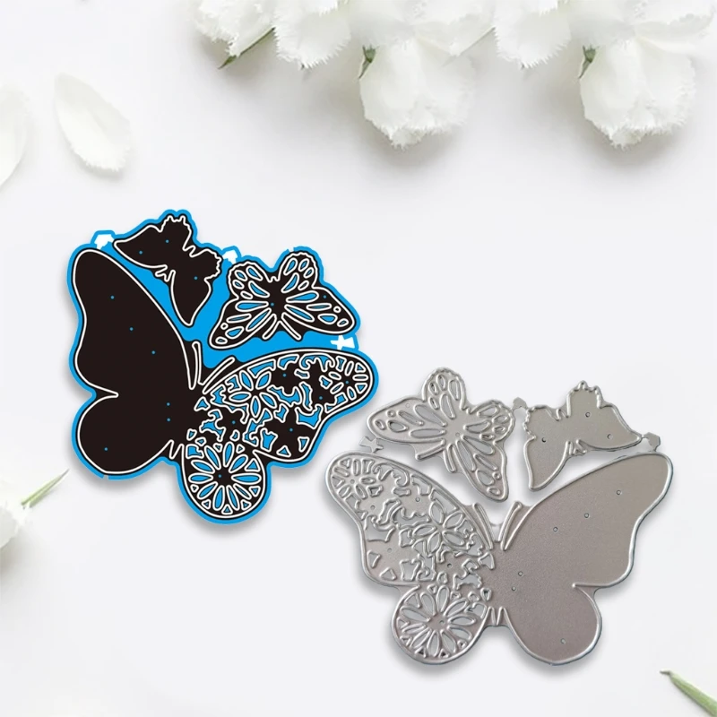 

Flower Butterfly Metal Cutting Dies Stencil Scrapbooking DIY Album Stamp Paper