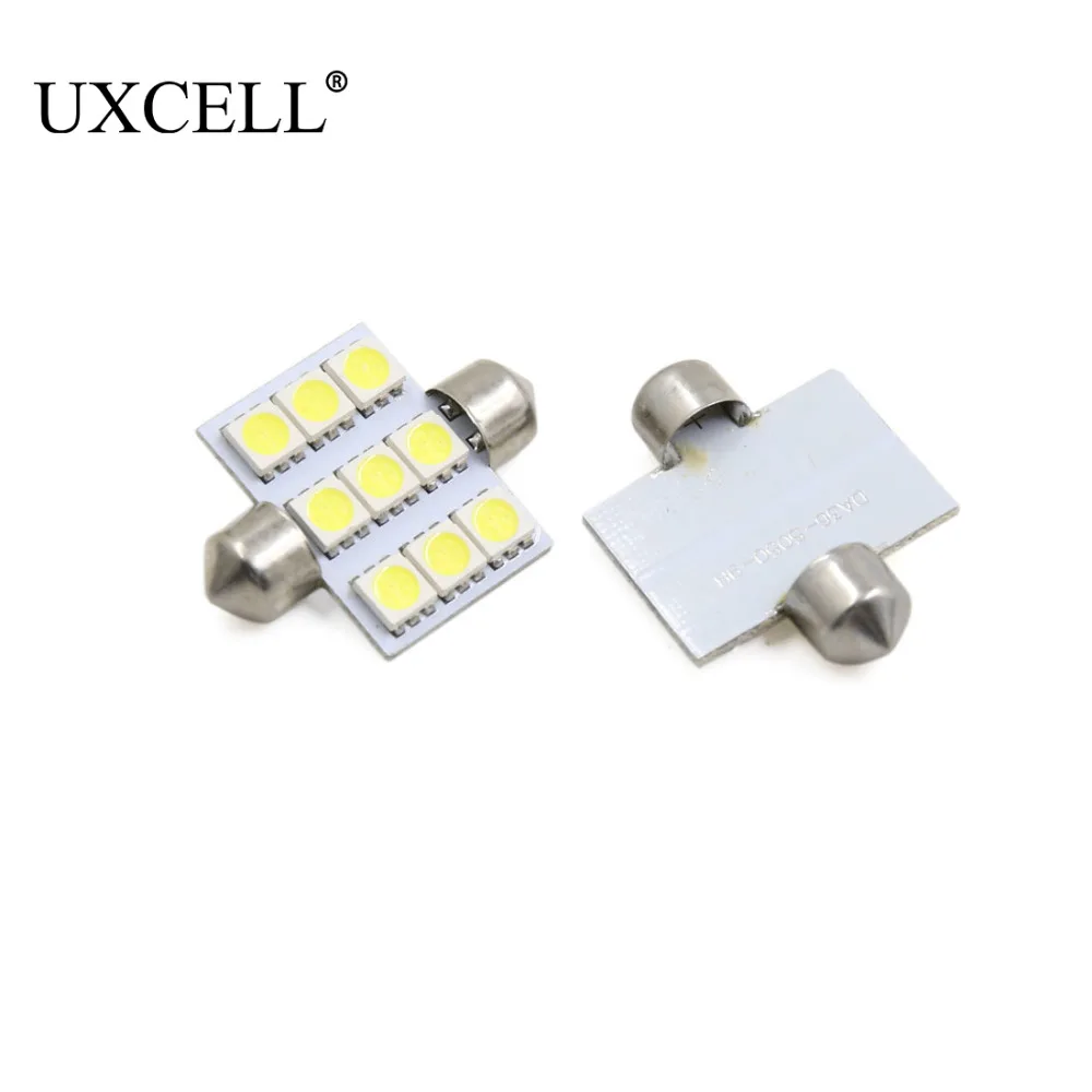 2 шт. 39 мм холодный белый 9-505050-smd светодиодный светильник для салона автомобиля |