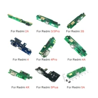 usb power charging connector plug port dock flex cable for xiaomi redmi 2a 3 pro 3pro 3s 4 4a 4x 4pro 5a 5plus microphone module