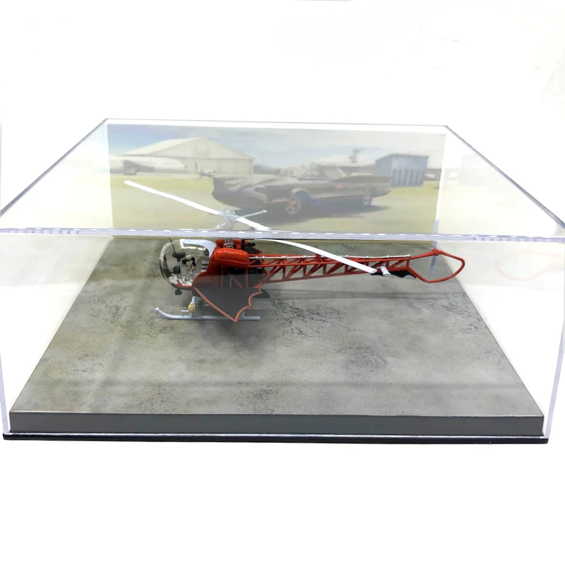Редкая 1:43 модель вертолета из тонкого сплава коробка с окошком для демонстрации