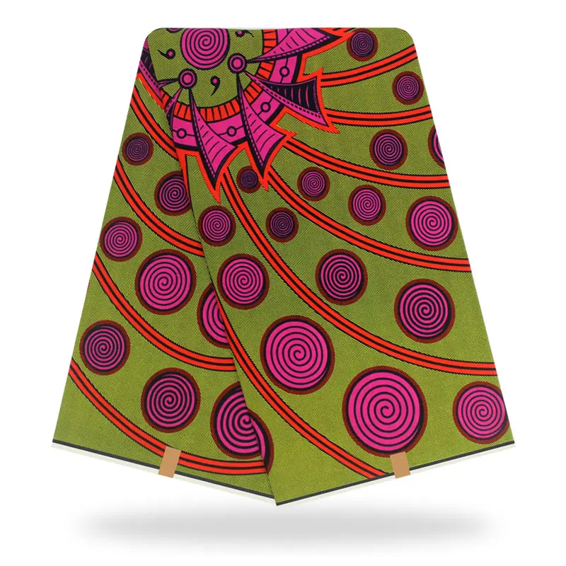 

African fabric real wax print African real wax style new design 2019 veritable wax block print 6 yards H191015