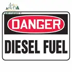 EARLFAMILY 13 см x 9,4 см опасная дизельная топливная наклейка грузовик автомобиль 4x4 вездеход защитные знаки Наклейка Обложка царапины стикер автомобиля