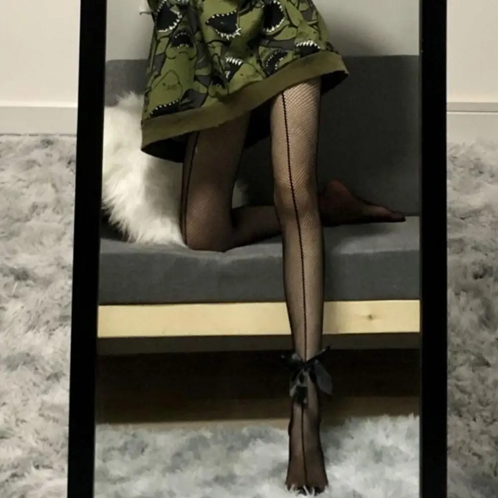 

Sexy Fishnet tights women stockings erotic fishnets collant Pantyhose femme Line Back Hosiery sexys Mesh Seam medias kabare U9F0