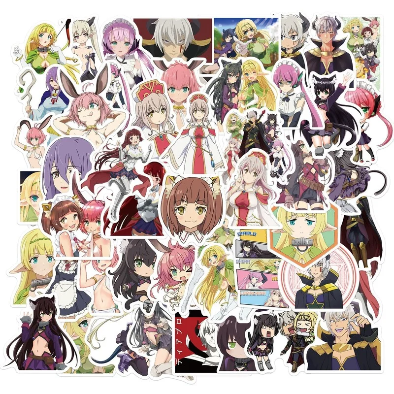 

10/50Pcs HOW NOT TO SUMMON A DEMON LORD Cartoon Anime Stickers for Diy Skateboard Laptop Helmet Luggage Case Guitar Pvc Stickers