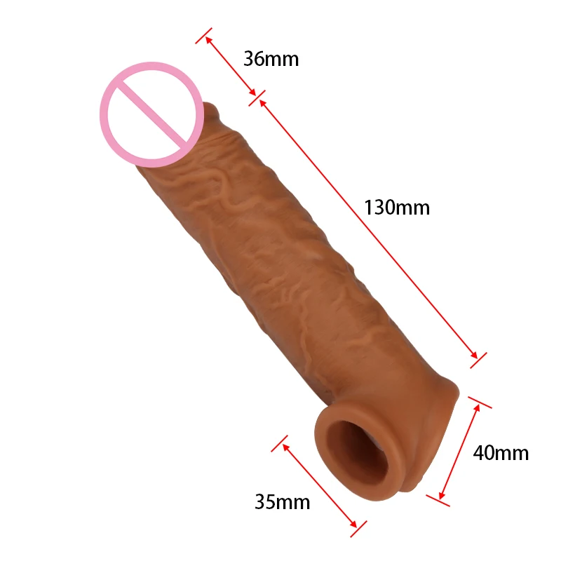 Многоразовые презервативы для увеличения мужского пениса интимные товары