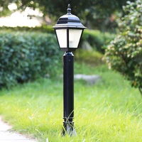 retro blackbronze110v220v outdoor lighting led lawn waterproof garden landscape lighting tall column landscape lamps fixtures