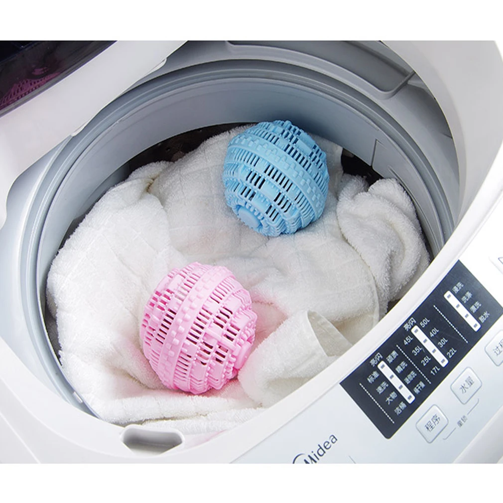 Многоразовые Экологичные натуральные волшебные шарики для стирки без моющего