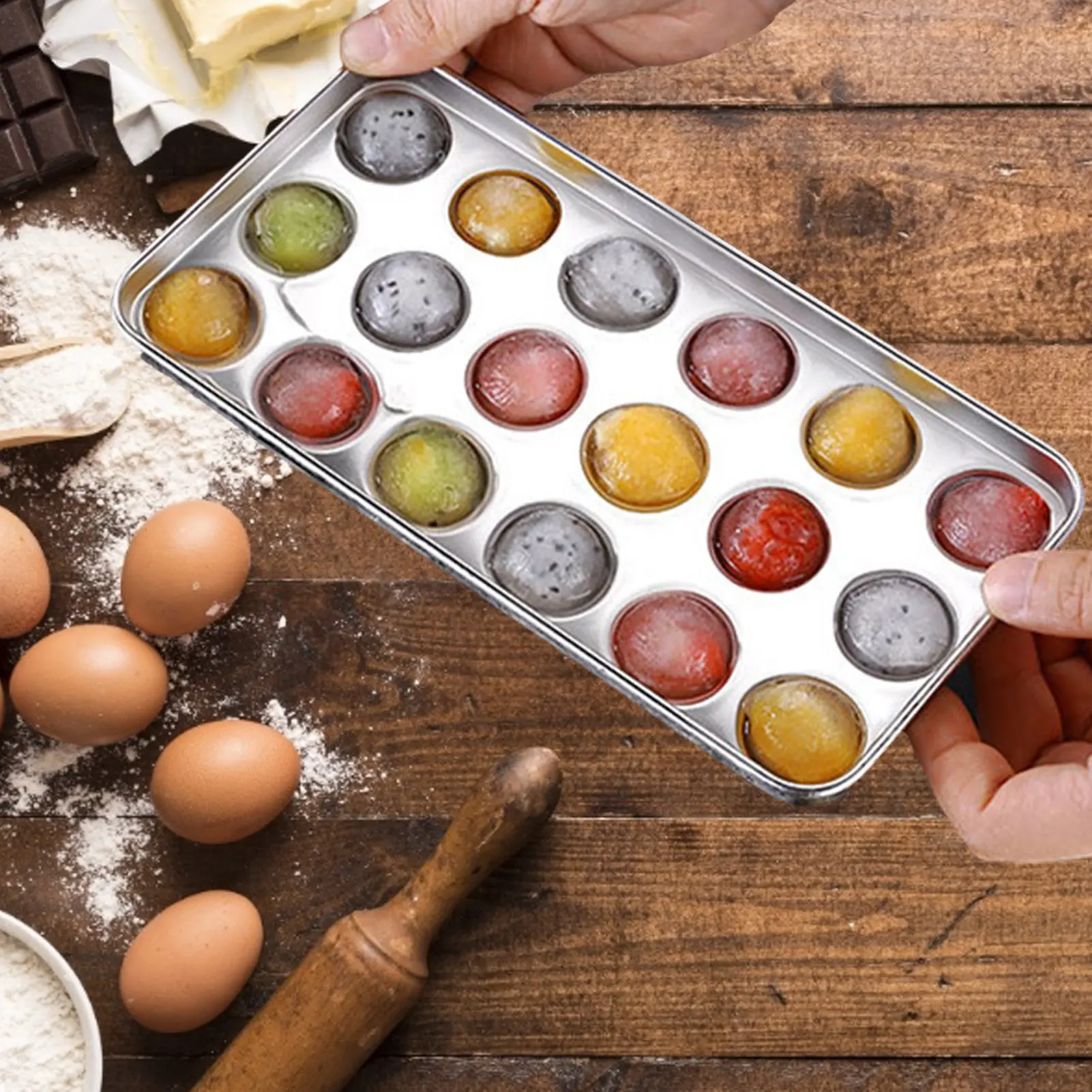 

Ice Ball Make Stainless Steel Ice Mold Tray Ice Ball Mold Ice Cube Trays Ice Grid Ice Breaking Tool For Home Bar carefully