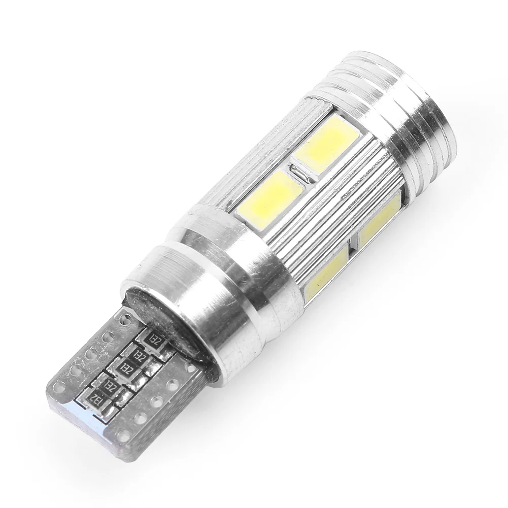 1 шт. Автомобильные светодиодные лампы T10 5630 10SMD 12 В