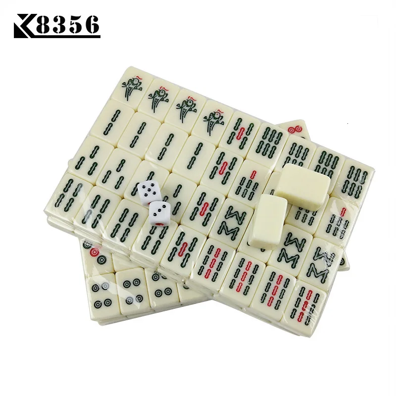K8356 Мини маджонг Портативный охраны окружающей среды Меламиновый Набор для игры