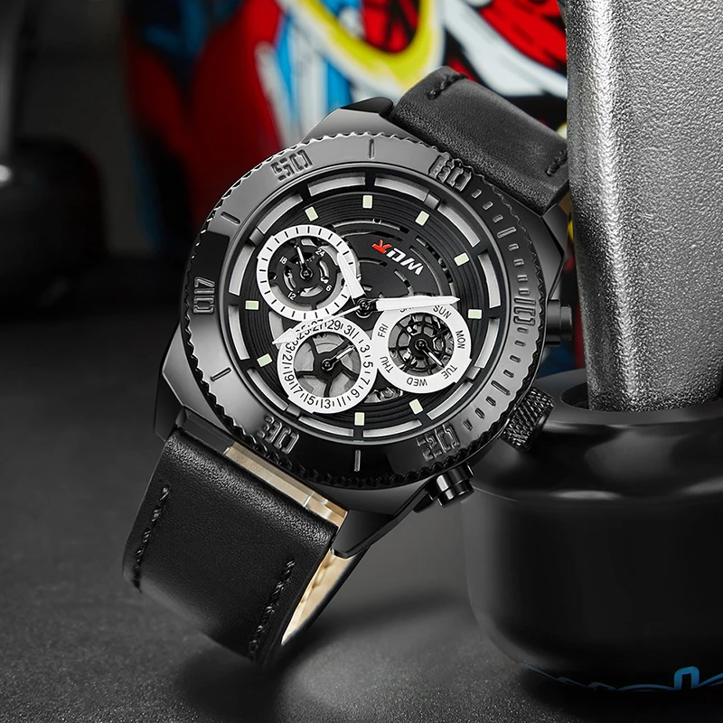 Часы наручные KDM мужские кварцевые аналоговые модные спортивные