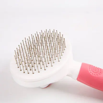 

Pet Dog Hair Comb Cat Hair Comb Cleaner Combing Hairs Artifact Teddy Bear Combs Open Knot Brush Supplies Fashion Round Head