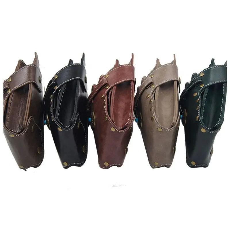 

Barber Shears Holster Scissors Holder Pouch PU Leather Hairdressing Tool Case Bag J60D