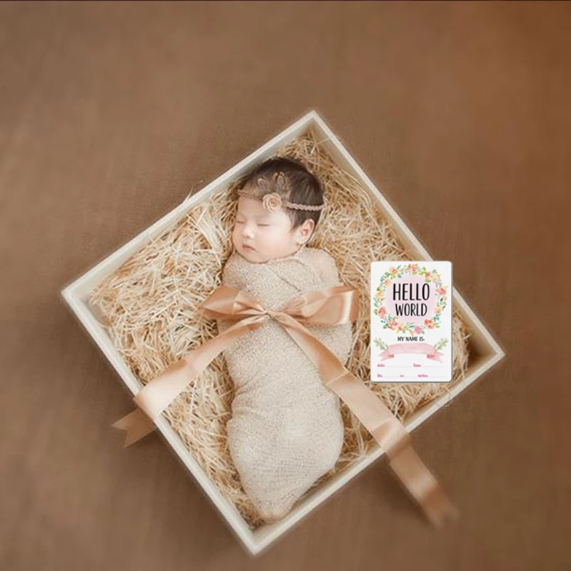 

2021 New Baby Monthly Milestone Cards Birth to 12 Months Photo Moment Cards Unisex Boys Girls Photo Keepsake Landmark