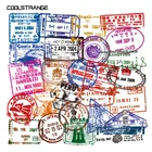 Наклейки для багажа, ноутбука, автомобиля, скейтборда, мотоцикла, шлема, холодильника, 50 шт.комплект