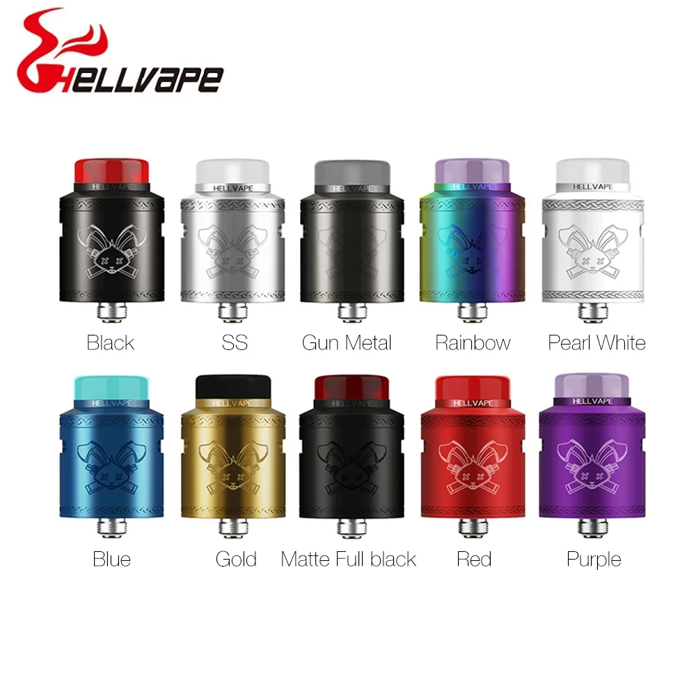 Новый Hellvape Dead Rabbit версия 2 RDA и 24 мм Диаметр Vape бак с BF squonk 510 Pin Box Mod атомайзер VS