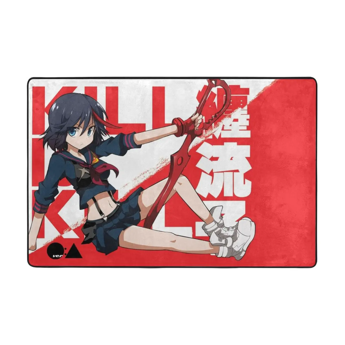 Коврик с постером Kill La ковер из полиэстера нескользящий для ванной кухни