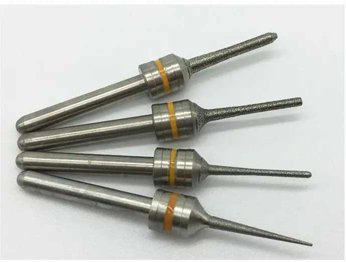 3 шт. Алмазное покрытие Amann дисиликат лития фрезы фрезы|Отбеливание зубов| |